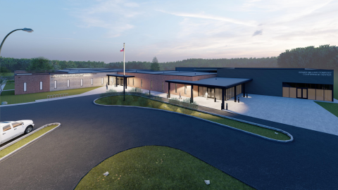 A rendering of the new UKREC Grain and Forage Center of Excellence